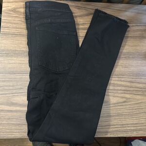 Jack by BB Dakota Black High Rise Button Fly Womens Jeans